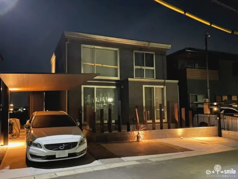 【カーポートSCで魅せる】ウッド調を取り入れた大人のナチュラルモダン外構【新築外構】